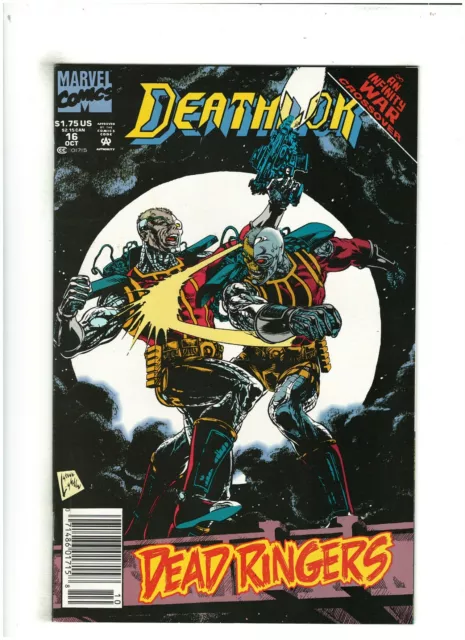 Deathlok #16 VF/NM 9.0 Newsstand Marvel Comics 1992 Infinity War Crossover