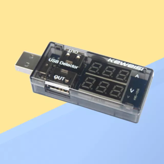 Spannungs- & Stromtester Multimeter USB-Ladegerät Voltmeter -