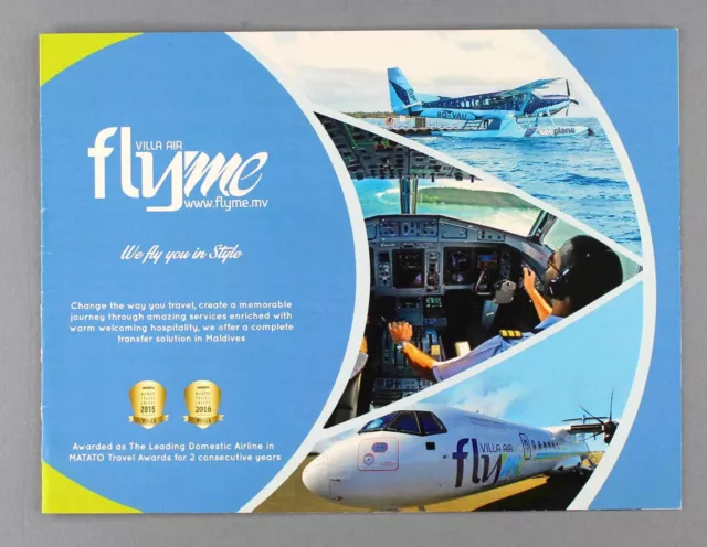 Villa Air Fly Me Maldives Airline Brochure