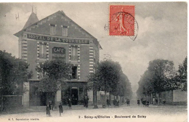 CPA Soisy sous Etiolles / Soisy sur Seine (91 Essonne), animated, 1900s