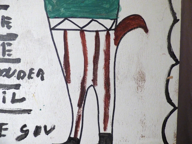 R A Miller Folk Art Paint on Wood ORIGINAL Acquired Directly from ARTIST 13