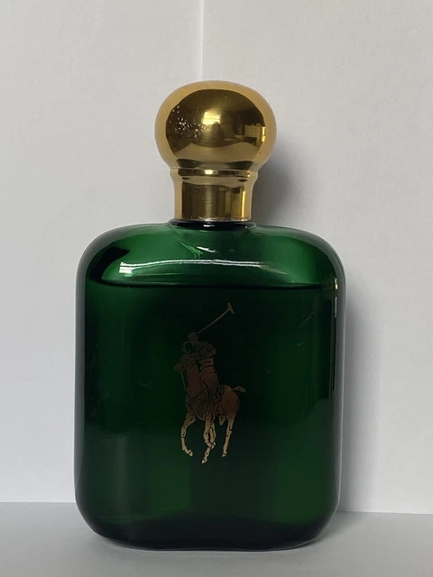 Vintage Polo Ralph Lauren Green Aftershave Splash Cologne 4 OZ Cosmair Edition