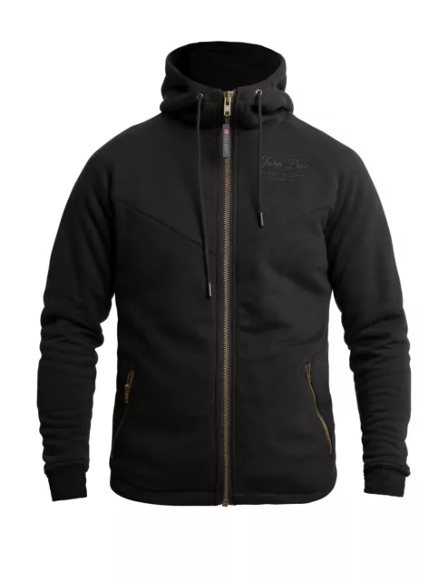 John Doe I XTM Hoodie V2 I Motorradjacke I schwarz