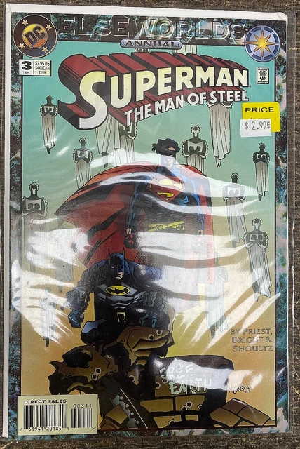 Superman Man of Steel annual 3 elseworlds prestige format NM well kept