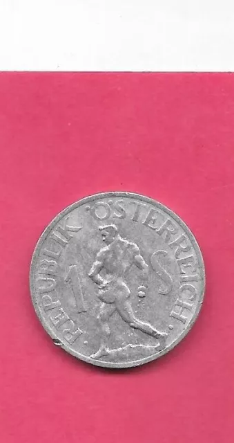 Austria Km2871 1947 Schilling Uncirculated-Unc Mint Aluminum Old Vintage Coin