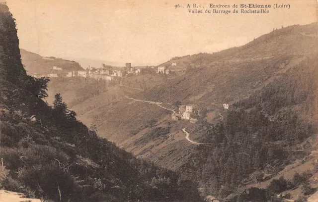 CPA Surroundings st-Etienne Valley of / The Dam de Rochetaillée (129629)