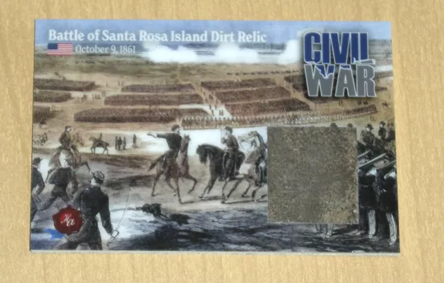 2022 2023 Historic Autographs Civil War dirt relic Battle Santa Rosa 1861 /125