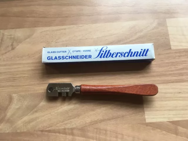 Old Vintage Silberschnitt German Glass Cutter Tool