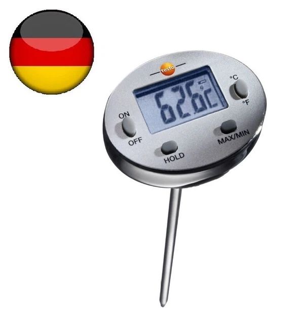 Testo Waterproof Mini Insertion Thermometer 0560 1113 - Original from Germany