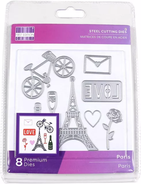 First Edition / Trimcraft : Metal Cutting Die : 8 dies : Paris