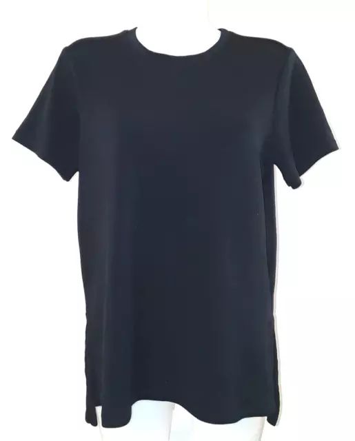 Spanx Airluxe black short sleeve t-shirt size M