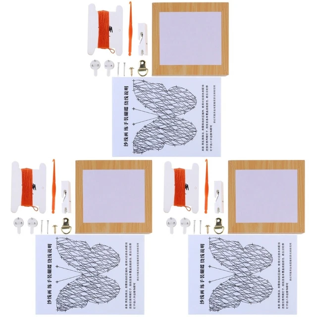 3 juegos de pintura envolvente 10x10cm hágalo usted mismo artesanía decoración de pared hágalo usted mismo