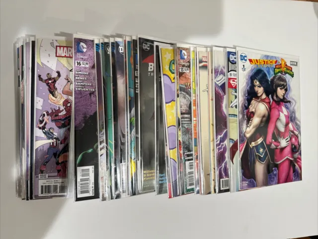 Lot of 40 Comic Books Marvel DC Boom Signed Bagged Morden Mix Sets Terry Dodson