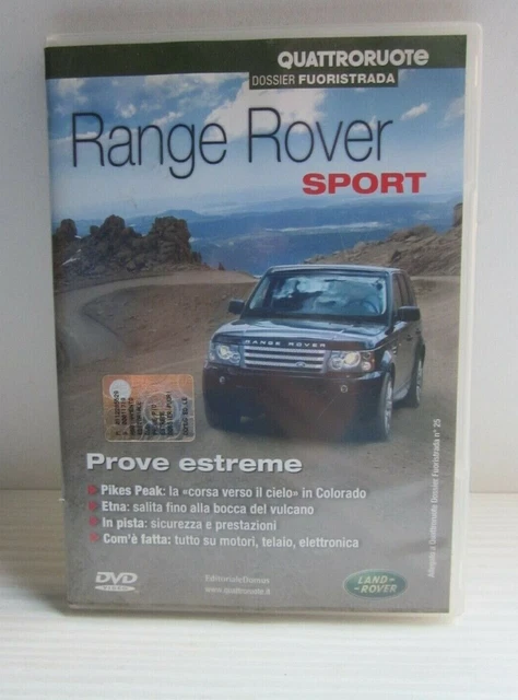 DVD Prova Fuoristrada del Range Rover Sport-Ed. Quattroruote-Recensioni Tecniche