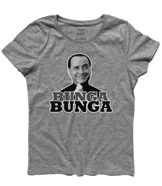 T-Shirt Femme Silvio Berlusconi Bunga Cas Escort pour Sans Oublier