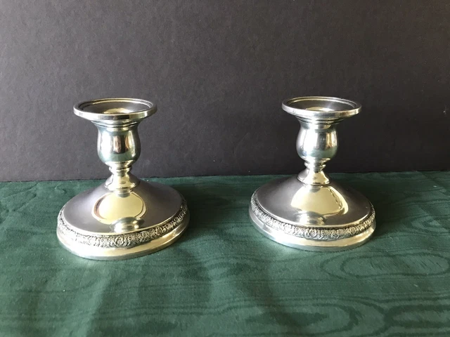 International Sterling PRELUDE Candle Holders, N212