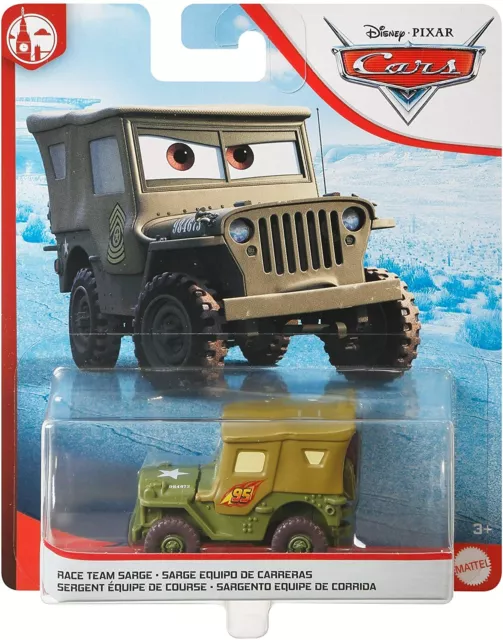 Disney Pixar Cars RACE TEAM SARGE