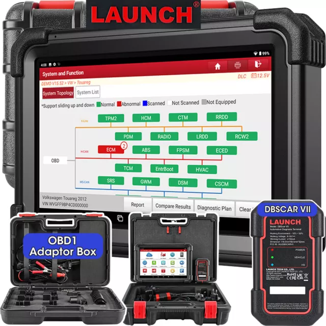 LAUNCH X431 PRO3 APEX OBD2 Appareil de Diagnostic Auto Codage ECU 50+ Services