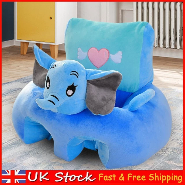 Cartoon Baby Arm Chair Washable No Filler Learning To Sit Seat for Children Gift
