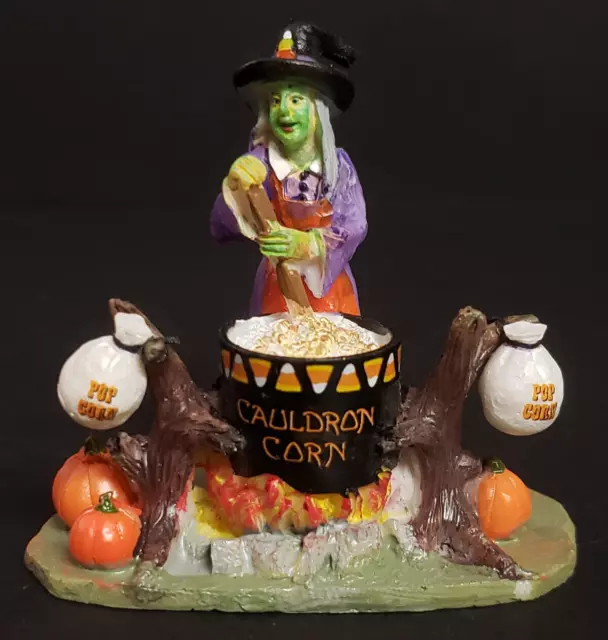 Lemax Spooky Town Halloween Village  Cauldron Corn 22009 Witch Popcorn Candy