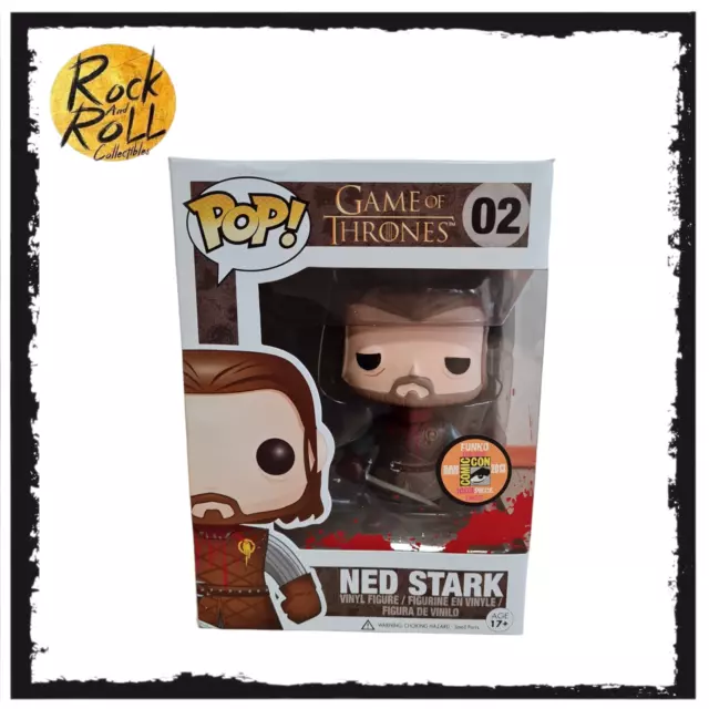 Game of Thrones - Ned Stark (Headless) Funko Pop! #02 SDCC 2013 LE 1008 Stck. Zustand