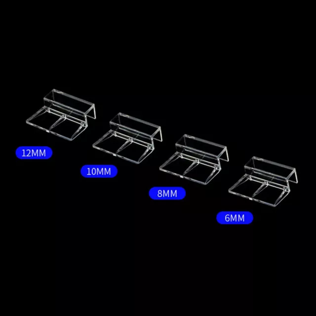 4pcs Clear Acrylic Aquarium Lid Holder Fish Tank Lid Bracket Clip Support Useful