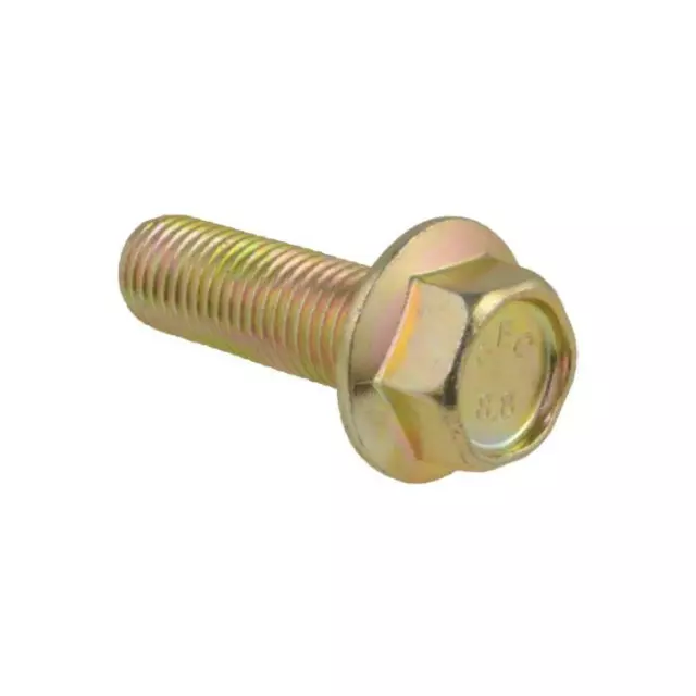 M10 (10mm) x 1.25 pitch Metric FINE HEX FLANGE BOLT JIS Screw 8.8 Zinc Yellow