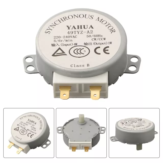 Kompatibler Synchronmotor für Mikrowellen-Plattenspieler AC 220 240V 56 U/MIN