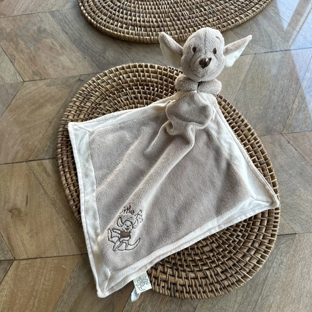 DISNEY LITTLE ROO Winnie The Pooh Baby Comforter Blanket Soft Toy Posh ...