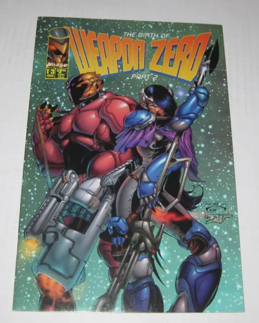 Weapon Zero (1995) #2   T-3 Coundown Image Comics VF/NM