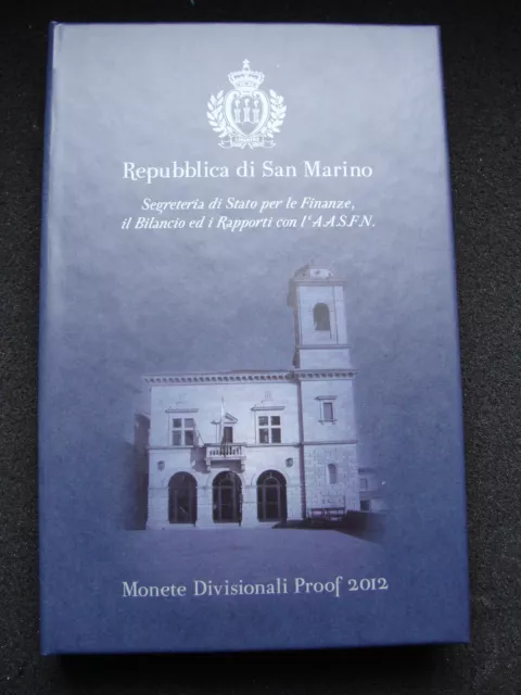 KMS San Marino 2012, Prof. e 2€ Moneta Commemorativa, Edizione Piccola, 5000 Pezzi