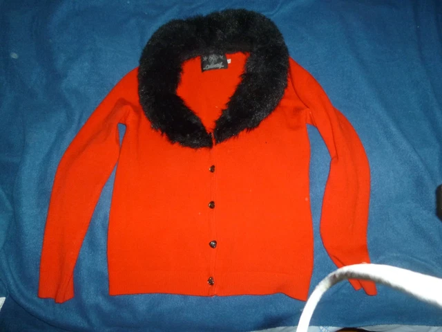 Collectif Manteau Retro Pin Up Vintage Damen Mantel Wintermantel