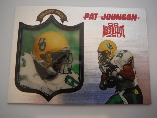 1998 Playoff Absolute SSD Pat Johnson Rookie Oregon Ducks 150
