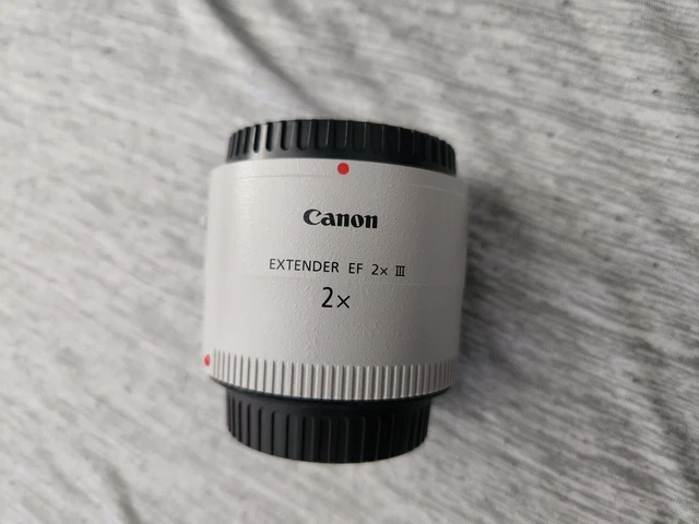 Canon Extender EF2x III Lens with Box and Pouch *near Mint* 2