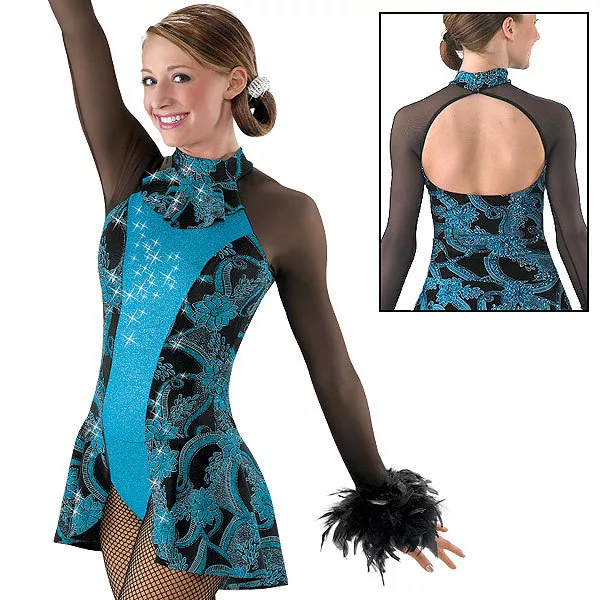 NEW Weissman "Entertain" Dance Costume Skate Dress 5190 Child Adult Jazz Tap