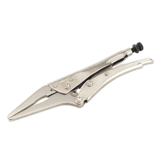 Sealey Bloccaggio Pinze Lungo Naso 210mm 0-60mm Capacità AK6825
