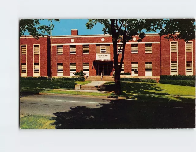 Postcard - Municipal Building, Claremont Avenue, Ashland, Ohio, USA