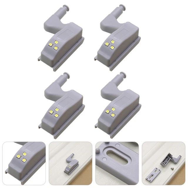 10 Pack LED Hinge Lights – Automatic Touch Sensor Cabinet Lights For Wardrobe, Kitchen & Closet