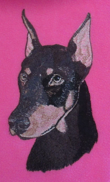 Embroidered Ladies T-Shirt - Doberman Pinscher BT2392  Size S - XXL