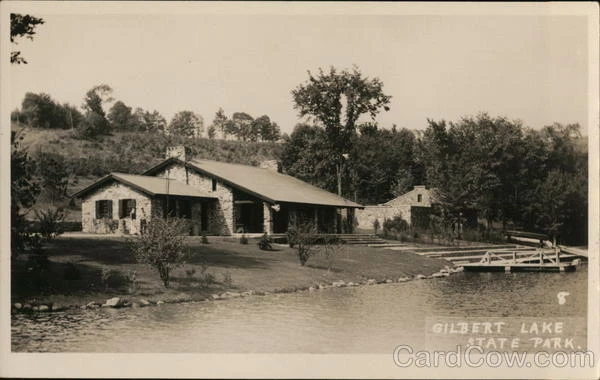 RPPC Laurens,NY Gilbert Lake State Park Otsego County New York Postcard Vintage