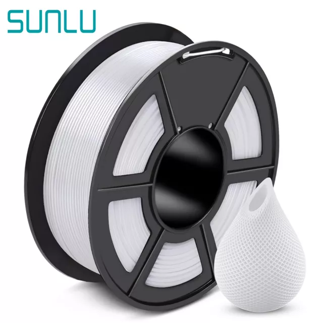 SUNLU 3D Printer Filament 1.75mm PLA Meta PLA+ ABS PETG SILK 1KG TPU-500g  Lot