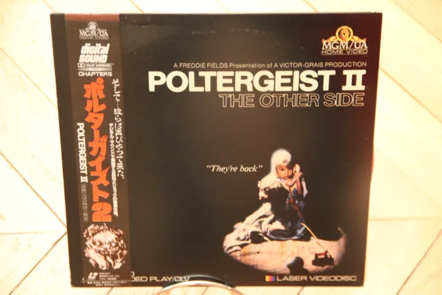 Poltergeist The Other Side 1986 Laserdisc LD NTSC JAPAN OBI Horror
