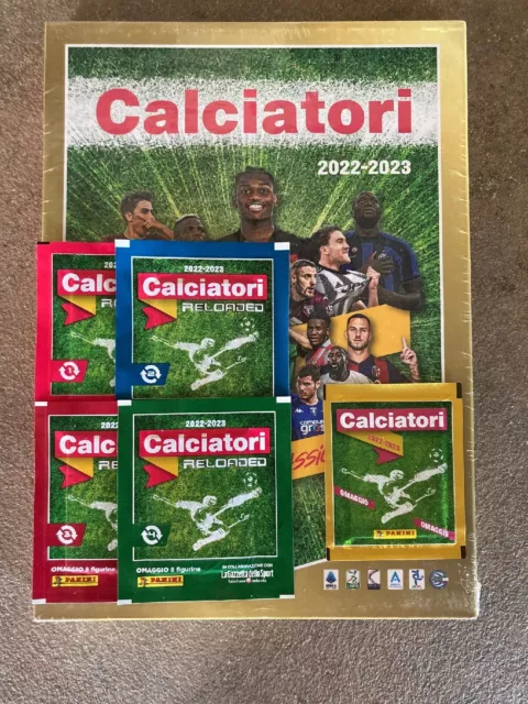 Calciatori Panini 2023-2024 Cofanetto con Album Cartonato e 5 Bustine :  Panini S.p.A.: : Libri
