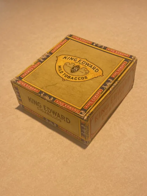 Vintage Cigar Box: King Edward Cigarillos