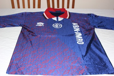 CAMISETA OFICIAL VINTAGE AJAX AMSTERDAM MARCA ADIDAS TALLA XL ABN AMBRO SHIRT 