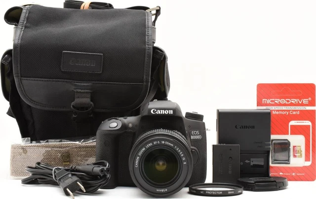 美品Canon EOS 8000D EF-S18-135&EF-S55-250 【公式通販】