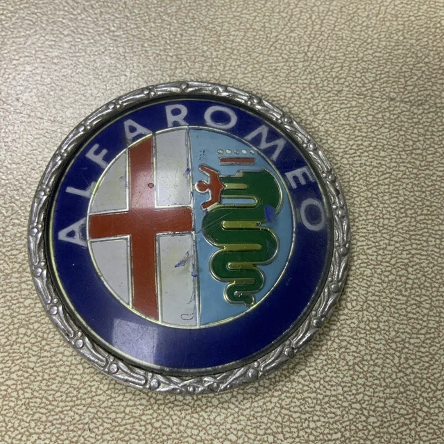 Stemma Per Volante Alfa Romeo Nero - 40mm, Adesivo, Per Giulietta, Mito, 159 E Altri Modelli - Foto 2