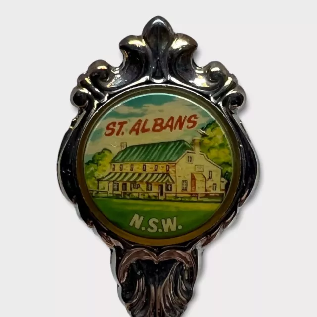 Vintage Souvenir Spoon - St. Albans, New South Wales (NSW) - Silver Plated