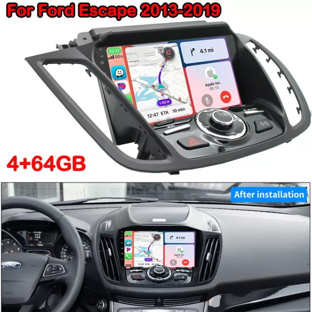 For Ford  Escape 2013-2019 Android 13 Car Radio Stereo Wireless Carplay GPS Navi