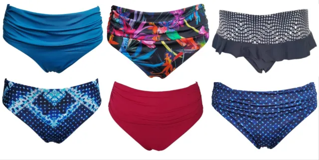 Bikini Bottoms Pant Size 8 12 14 16 18 20 Mid High Rise UK BNWT Swimwear Womens
